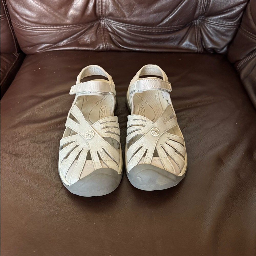 Keen water shoes/sneakers with back Velcro close